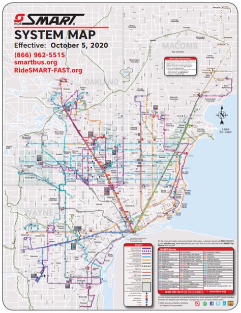 smart bus routes map